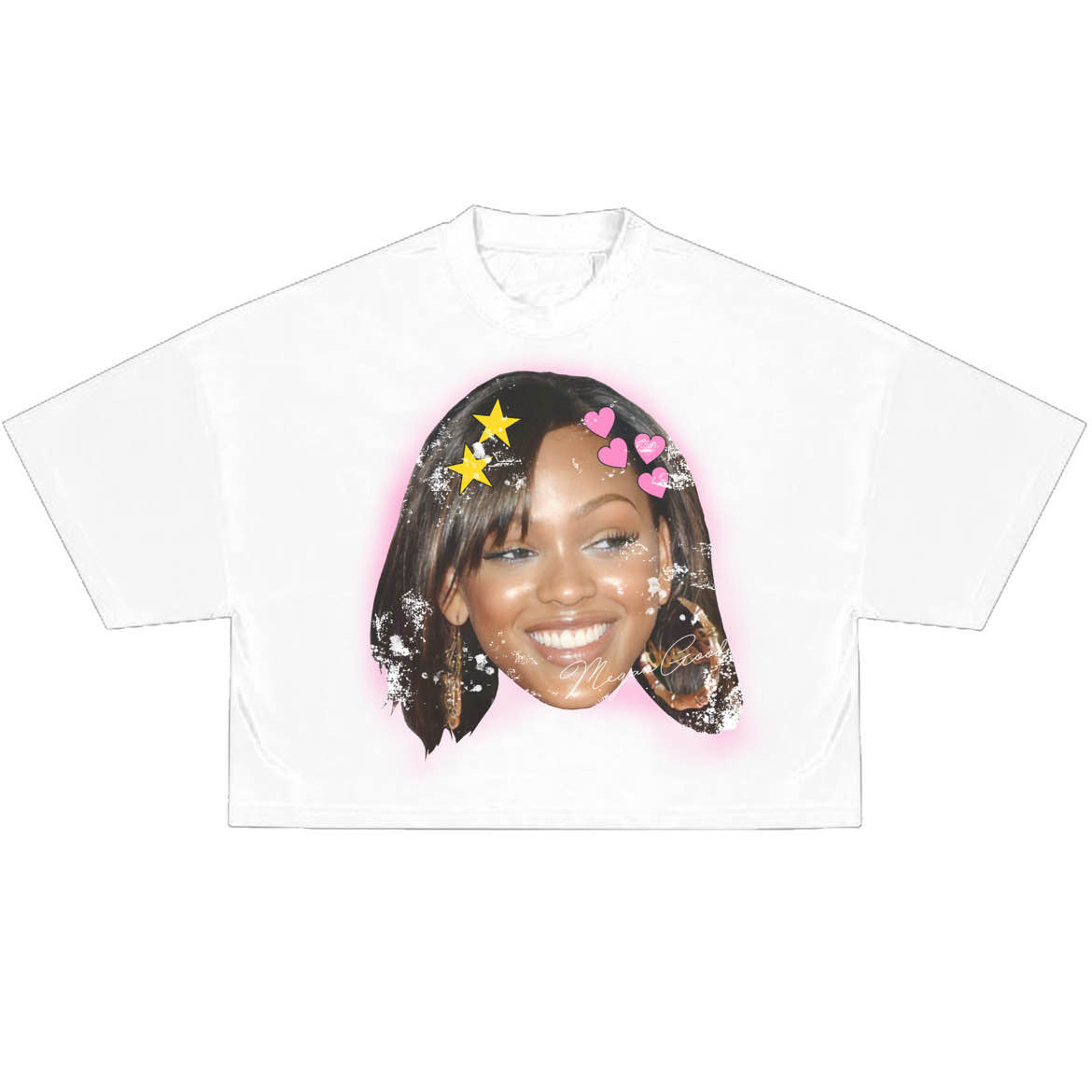 White Megan Good Tee