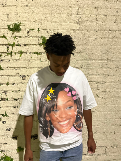 White Megan Good Tee